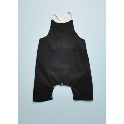 ORETO LONG OVERALL - BLACK