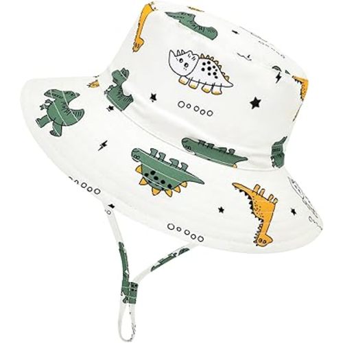 Baby Sun Hat Baby Boy Hats Toddler Hat UPF 50+ Bucket Hat for Baby Girls Infant Beach Hat with Wide Brim Kids Caps