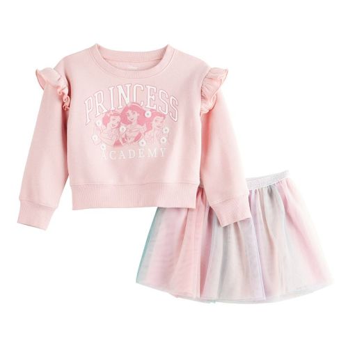 Disney Princesses Baby & Toddler Girl 2 pc Sweatshirt & Tutu Skirt Set by Jumping Beans®