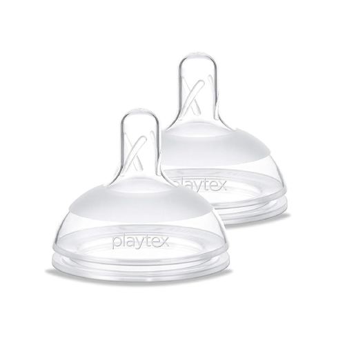 Playtex Baby NATURALATCH Comfort Nipple, Switch from Breastfeeding to Bottle, Most Like Mom Feel, Medium Flow, 2 Count