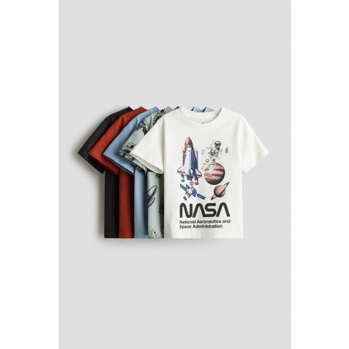 5-PACK JERSEY T-SHIRTS