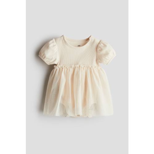 BODYSUIT DRESS WITH TULLE SKIRT