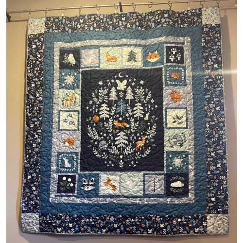 Twilight Creature Quilt with Minky Backing | Handmade Quilt