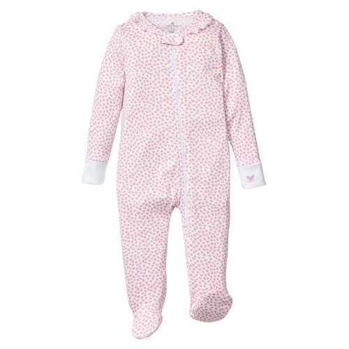 Sweethearts Fitted One-Piece Cotton Footie Pajamas