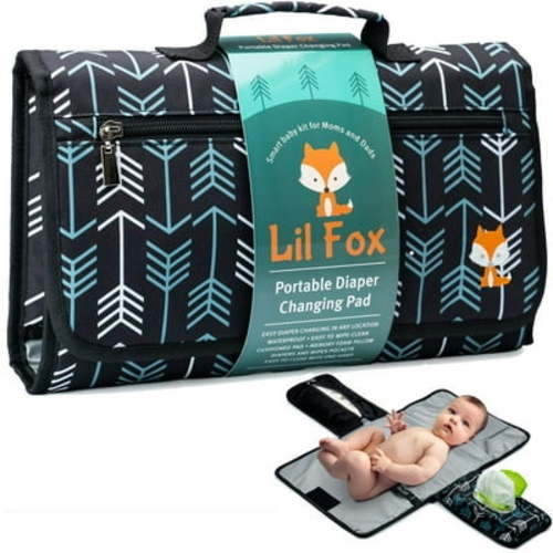Yiyang Portable Baby Changing Pad Station, One-Hand Diaper Change, Unisex Baby Shower Gifts