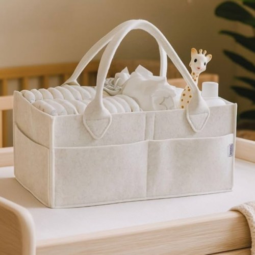 Diaper Caddy Organizer - Nursery Storage Basket