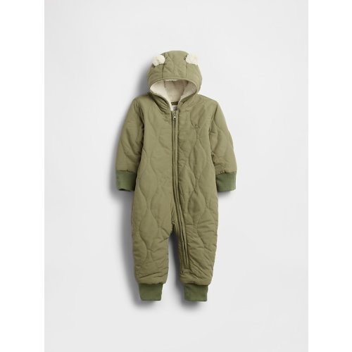 Baby Quilted Sherpa One-Piece