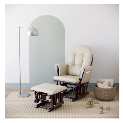 Storkcraft Hoop Glider and Ottoman