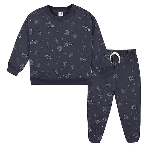 Gerber Baby & Toddler Boys' 2-Piece Fleece Sweatshirt and Jogger Set