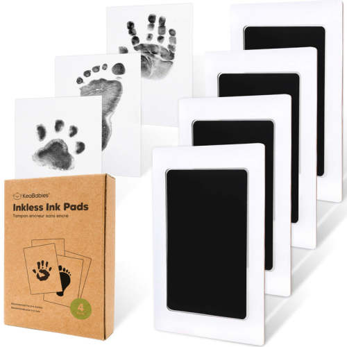 4-Pack Inkless Ink Pads Jet Black / Regular
