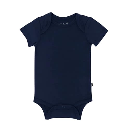 KYTE BABY Short Sleeve Unisex Baby Bodysuits, Rayon Made From Bamboo Material
