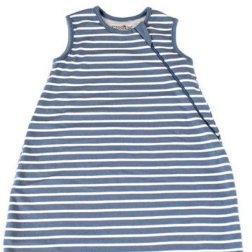 4 Season® Classic Baby Sleeping Bag, Merino Wool & Organic Cotton, Navy Blue