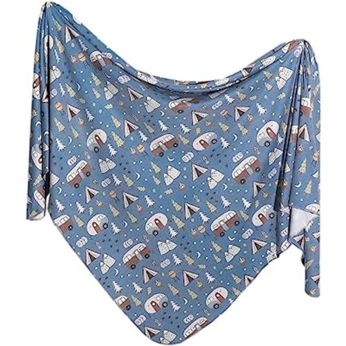 Copper Pearl Baby Swaddle Blanket - Premium Knit Baby Blanket, Large Soft Stretchy Receiving Blankets for Baby Boy and Girl, Swaddles for Newborn, Infant, and Toddler (Bridger)