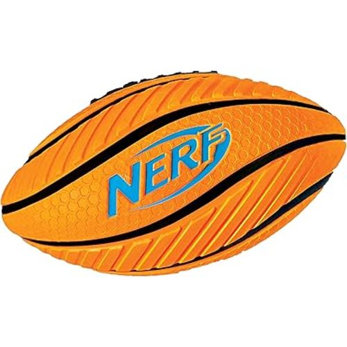Nerf Kids Foam Football - Spiral Grip Mini Soft Foam Football for Kids - Easy Grip Junior Ball - 8.5"