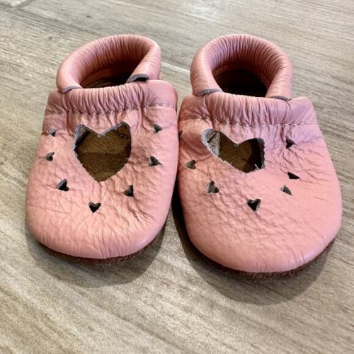 Starry Knight Pink Heart Moccasins Shoes