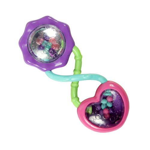 Bright Starts Rattle and Shake Barbell Toy, Ages 3 months +