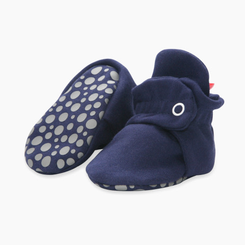 Zutano Organic Cotton Booties - True Navy, 6-12 Months