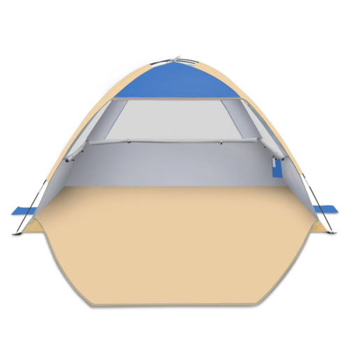 Gorich Beach Tent Sun Shelter for 3/4-5/6-7/8-10 Person with UPF 50+ UV Protection, Lightweight & Easy Setup Beach Shade Canopy, Portable Beach Shade Tent Beach Cabana