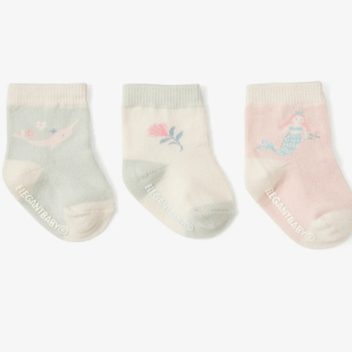 Sea Magic Non Slip Baby Sock 3pk – Elegant Baby