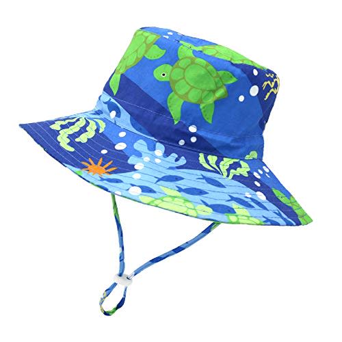 Baby Sun Hat Baby Boy Hats Toddler Hat UPF 50+ Bucket Hat for Baby Girls Infant Beach Hat with Wide Brim Kids Caps