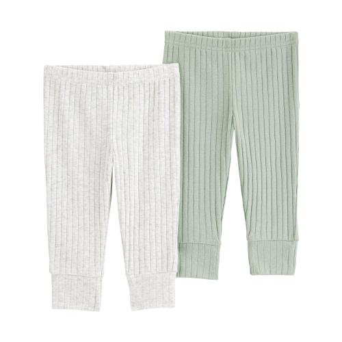 Carter's Child of Mine Baby Unisex Pants, 2-Pack, Sizes Preemie-18 Months