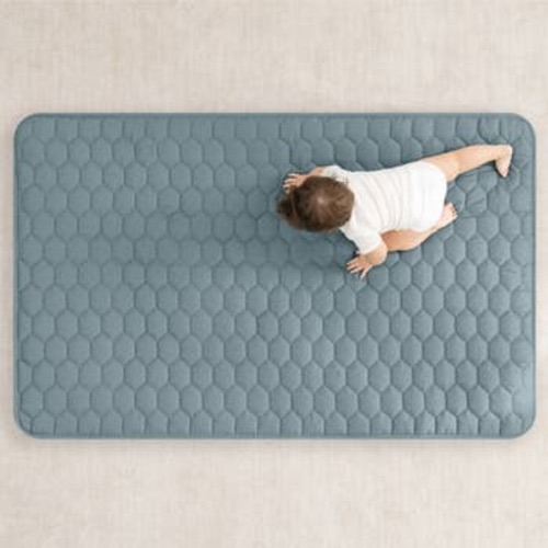 Premium Play Mat with Non-Slip Bottom, Rectangle, Medium