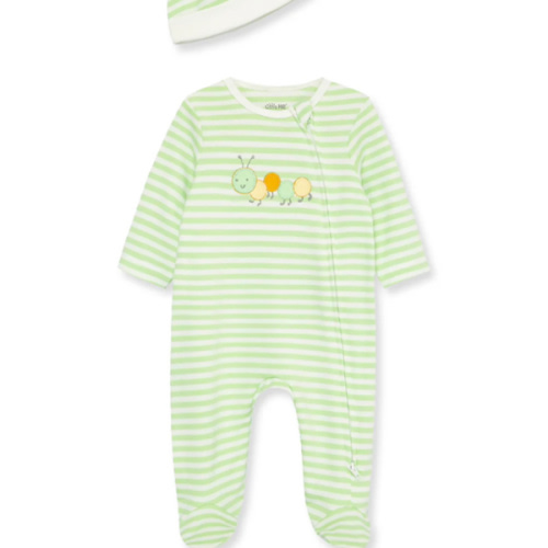 Caterpillar 2-Way-Zip Footie & Hat