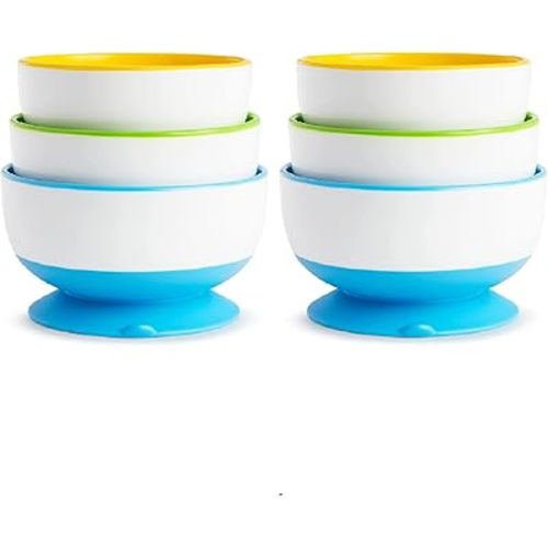 Munchkin Stay Put Suction Bowl, 3 Count, 2 Pack