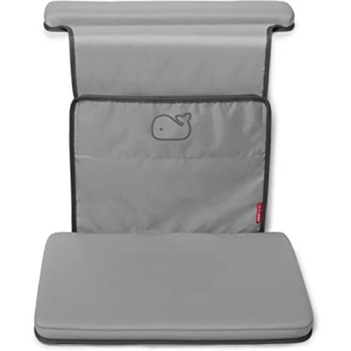 Skip Hop Baby Bath All-in-One Elbow Saver and Kneeler, Moby, Grey