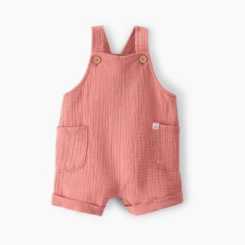 Carter\'s Little Planet Organic Cotton Gauze Shortall - Rose, 3 M