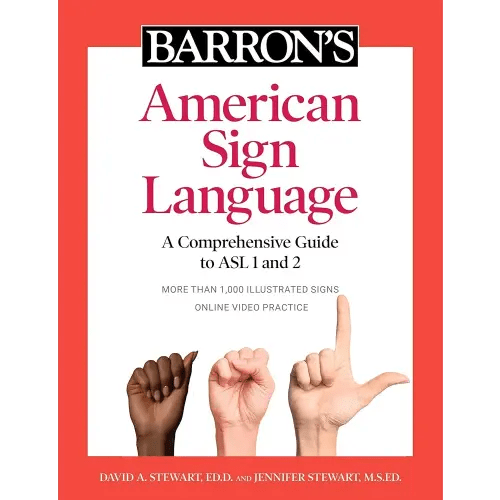 Barron's American Sign Language: A Comprehensive Guide to ASL 1 and 2 with Online Video Practice