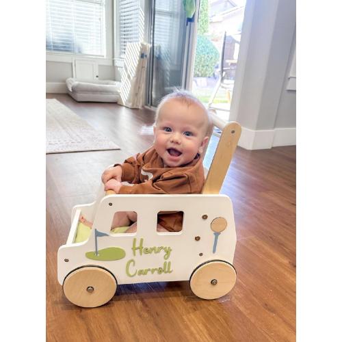 push truck, baby walker, wooden car, wagon, golf, 1st birthday, stroller for boys, push cart, baby boy gift, wooden toys 12 months