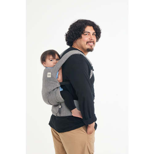 Linen Explore Baby Carrier - Ash Grey - Baby Tula Linen Collection – Baby Tula US