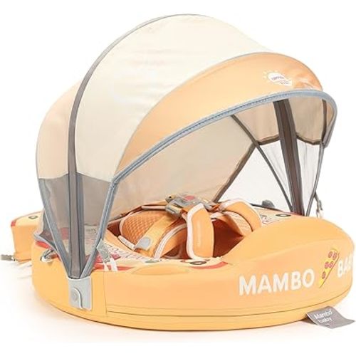 Mambobaby Add Tail Newest Baby Float with Sun Canopy – Pizza