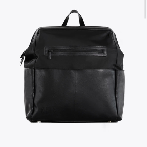 BÉIS 'The Diaper Backpack' in Black - Black Diaper Bag & Diaper Backpack
