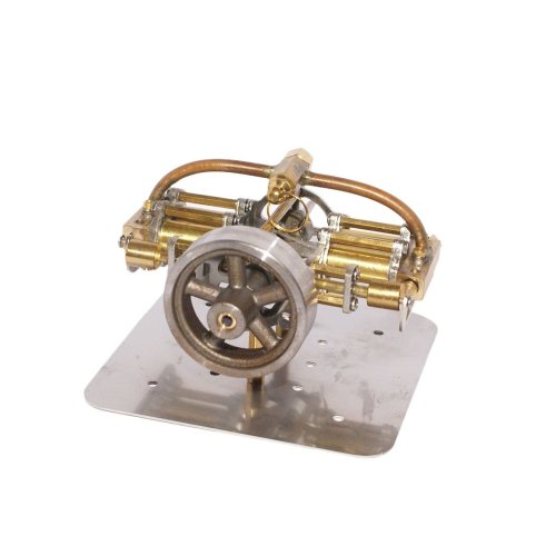 Brass Mini Steam Engine Model without Boiler for Model Ship - Stirlingkit
