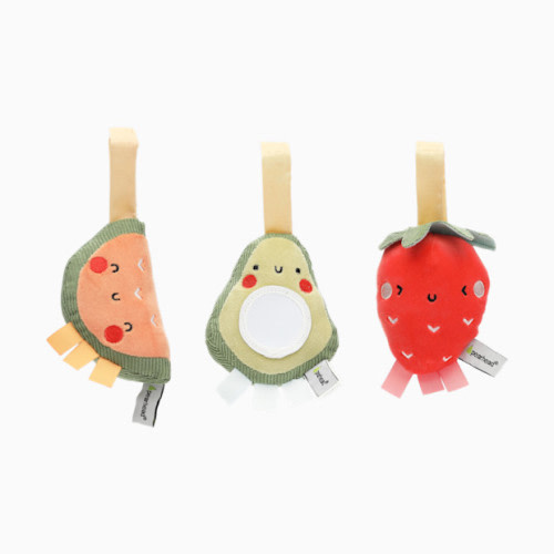 Pearhead Baby Stroller Toy Set - Fruit
