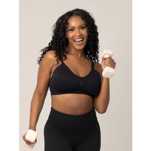 Sublime® Nursing Sports Bra | Black
