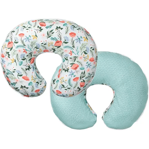 Boppy Nursing Pillow Cover, Mint Flower