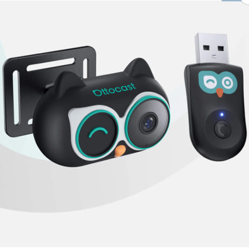 Ottocast Cabin Care Wireless CarPlay Adapter with Rear Seat Monitor