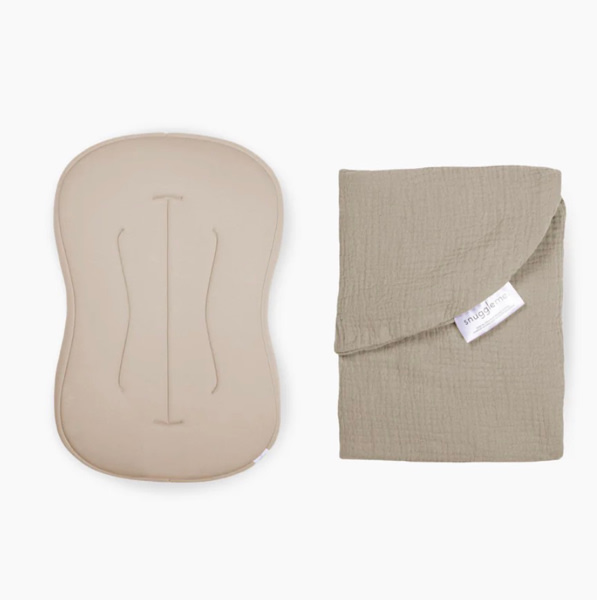 Lounger Curve + Muslin Cover Set | Birch
