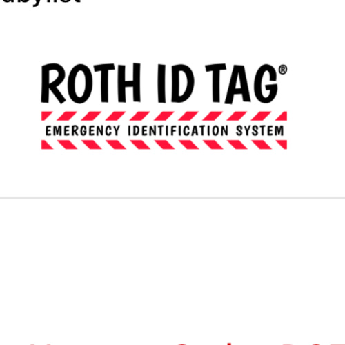 ROTH ID TAG™ Kit - ROTH ID TAG | Emergency Contact Identification Systems