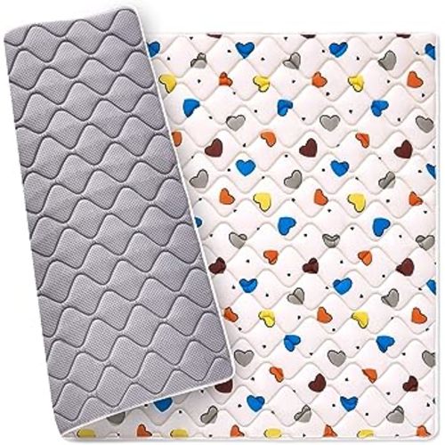 Amazon.com : Premium 100% Cotton Baby Play Mat 50" X 50", Thick Foam One-Piece Crawling Mat, Baby Mat Floor Mat, Non-Slip Baby Play Mat for Infants, Babies, Toddlers, Machine Washable for Easy Care. : Baby