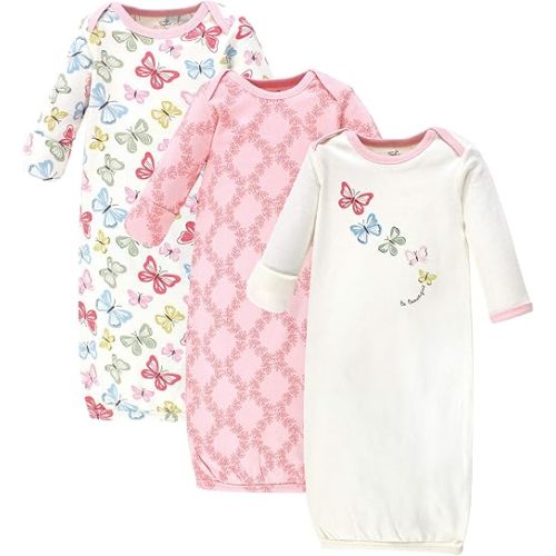 Touched by Nature Unisex Baby Organic Cotton Gowns