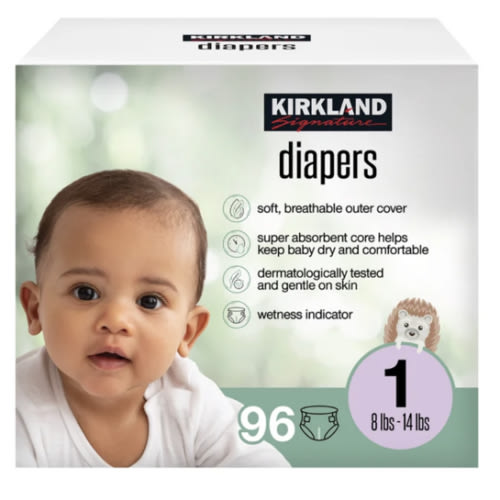 Kirkland Signature Diaper Size 3, 222-count | Costco