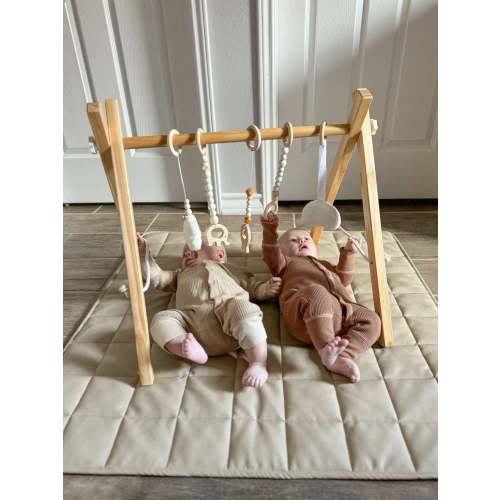 Lilac Wooden Baby Gym