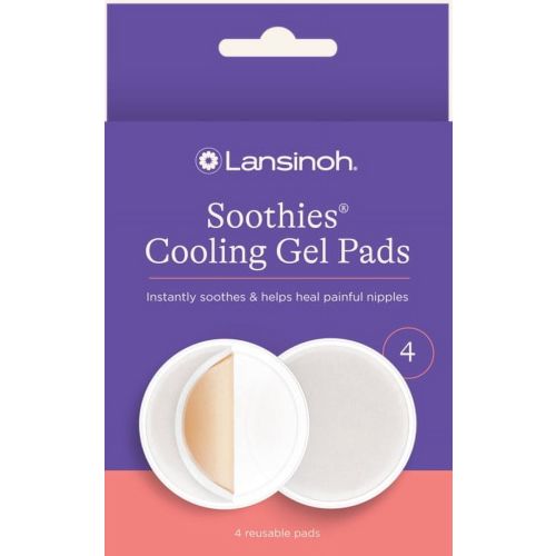 Lansinoh Soothies Cooling Gel Pads for Breastfeeding Moms, 4 Count