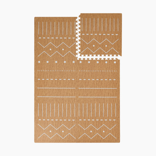 Toddlekind Premium Foam Playmats Berber Collection - Camel, 6x8
