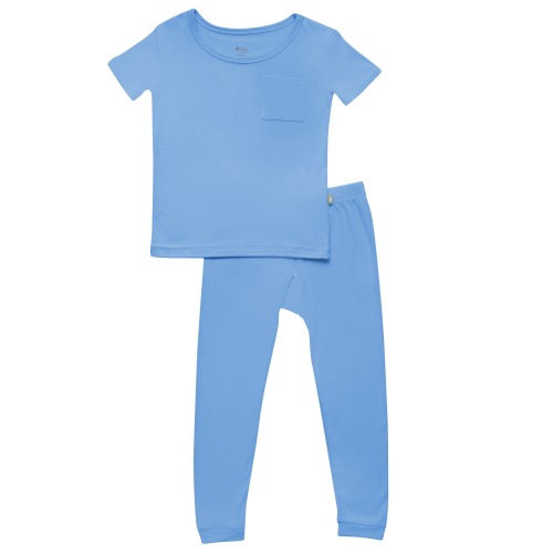 Short Sleeve with Pants Pajamas in Periwinkle