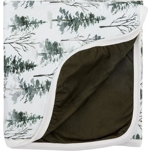 Pobi Baby Soft Neutral Blanket - Premium Cotton Toddler Quilt, Ideal for Boys & Girls - Warm, Soft Blankets (Magical Woods)
